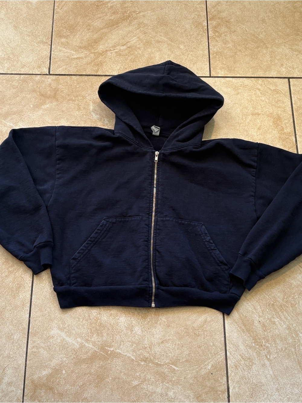 Los Angeles Apparel Dark Navy Heavy Fleece Hoodie